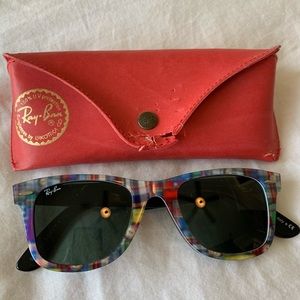 Plaid Ray-Ban Wayfarers